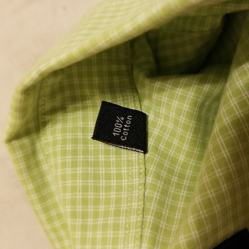Nautica Green Dress Shirt 16 32/33 - Picture 4 of 4